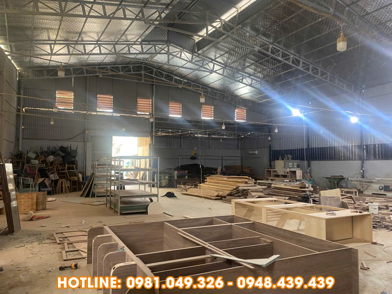 Xưởng sản xuất mộc lê gia